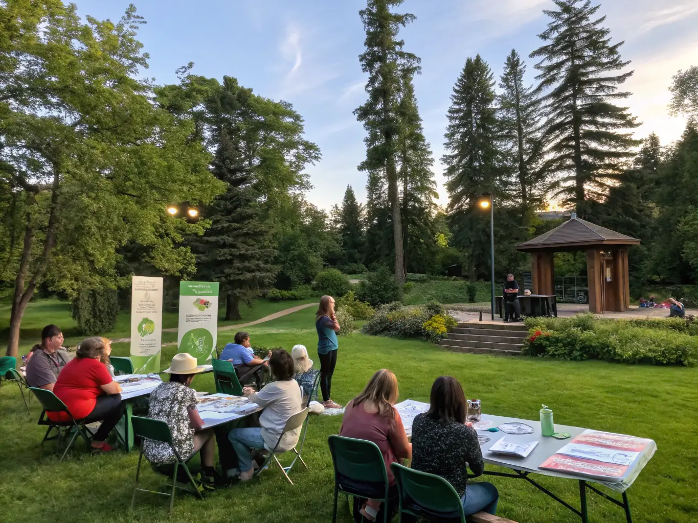 A community event focused on raising awareness about environmental stewardship, with participants of all ages learning about local ecosystems and conservation efforts, reflecting CYNEGETYQUE ET BIOGNOSE BATARELLOISE's community engagement.