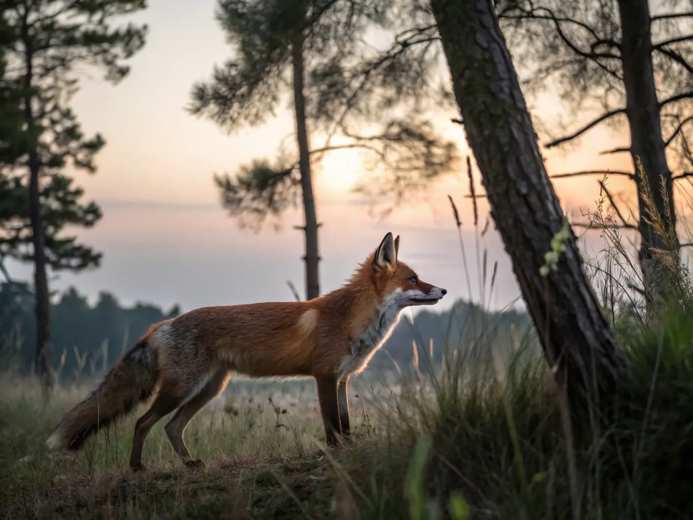 A photograph of a wildlife management team from CYNEGETYQUE ET BIOGNOSE BATARELLOISE releasing a rehabilitated animal back into its natural habitat, highlighting their dedication to wildlife preservation.